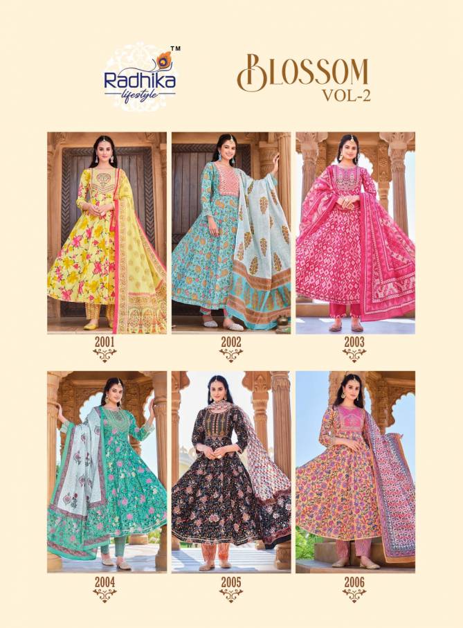 Radhika Blossom Vol 2 Wholesale Readymade Cotton Salwar Suits